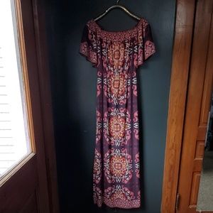 Off the shoulder dress